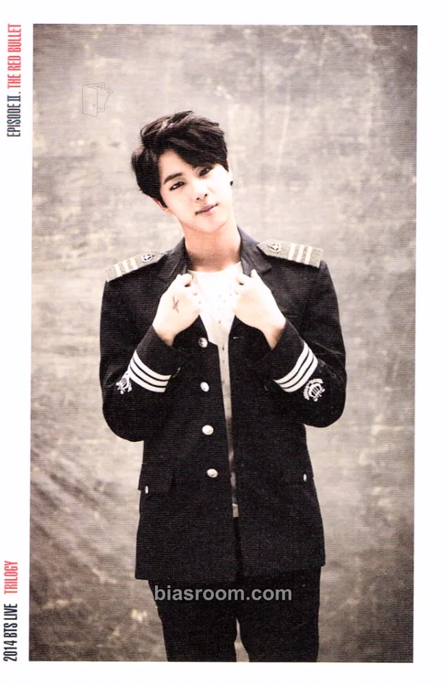 Jin BTS Live Trilogy Episode II: The Red Bullet Photocard - BTS - BTS K-pop photocard