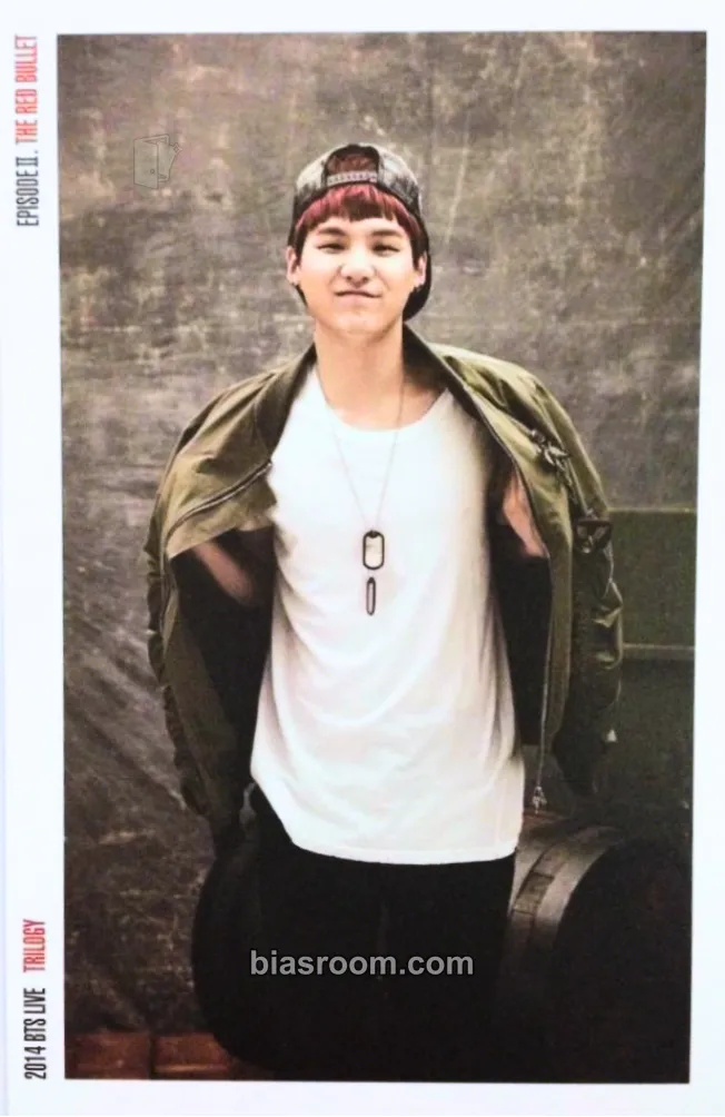 SUGA BTS Live Trilogy Episode II: The Red Bullet Photocard - BTS - BTS K-pop photocard