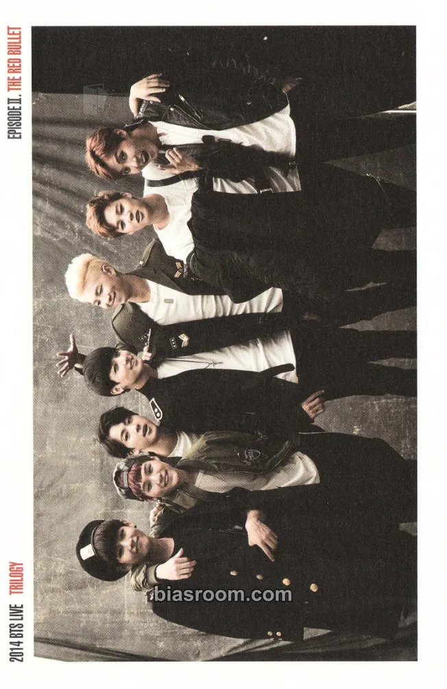 BTS Live Trilogy Episode II: The Red Bullet Photocard - BTS - BTS K-pop photocard