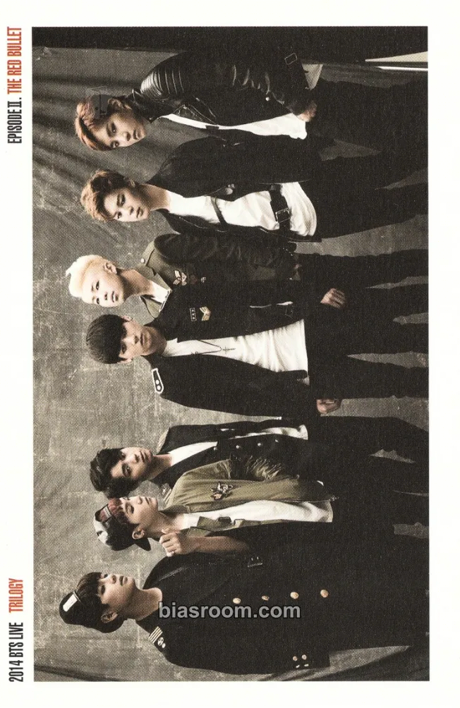 BTS Live Trilogy Episode II: The Red Bullet Photocard - BTS - BTS K-pop photocard