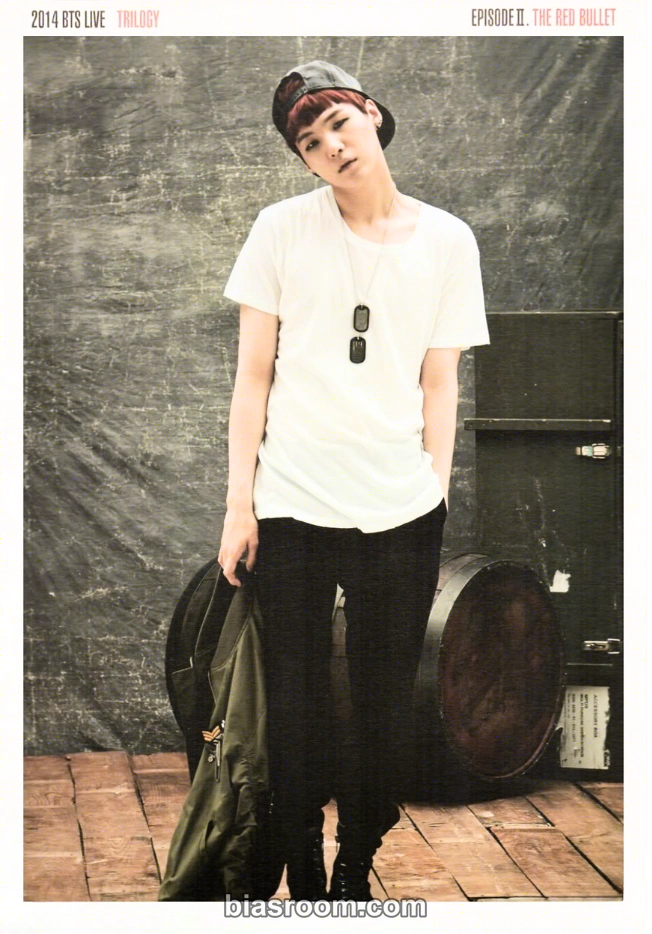 SUGA BTS Live Trilogy Episode II: The Red Bullet Photocard - BTS - BTS K-pop photocard