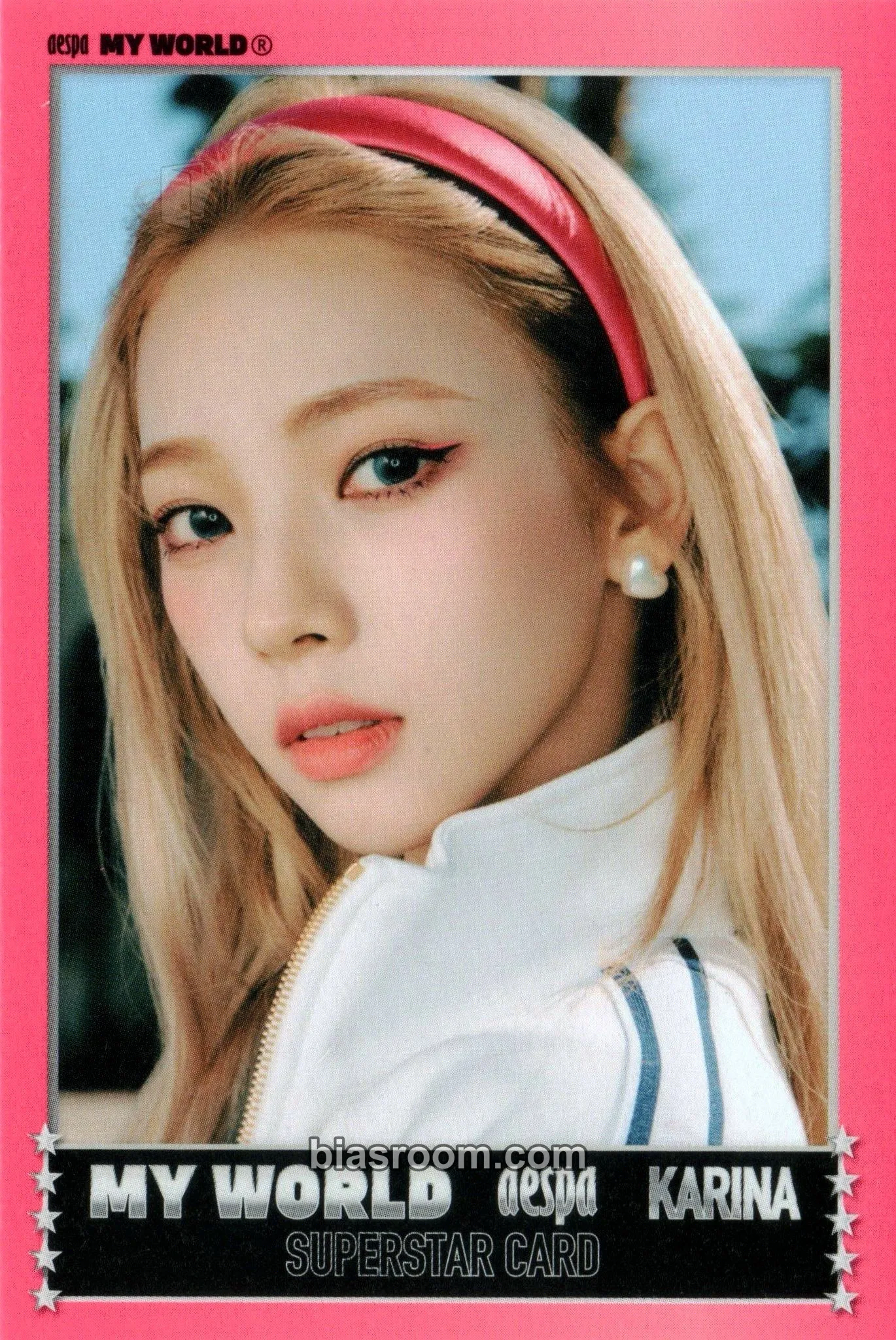 Karina My World Photocard - aespa - aespa K-pop photocard