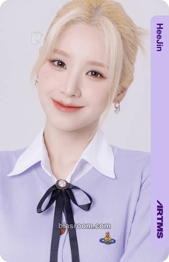 HeeJin Binary01 Physical Objekts Photocard - ARTMS - ARTMS K-pop photocard