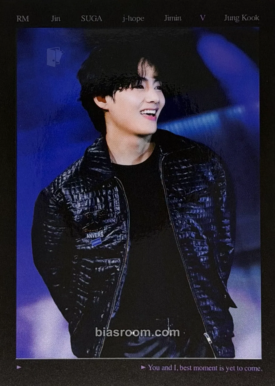 V Yet To Come in Cinemas Photocard - BTS - BTS K-pop photocard