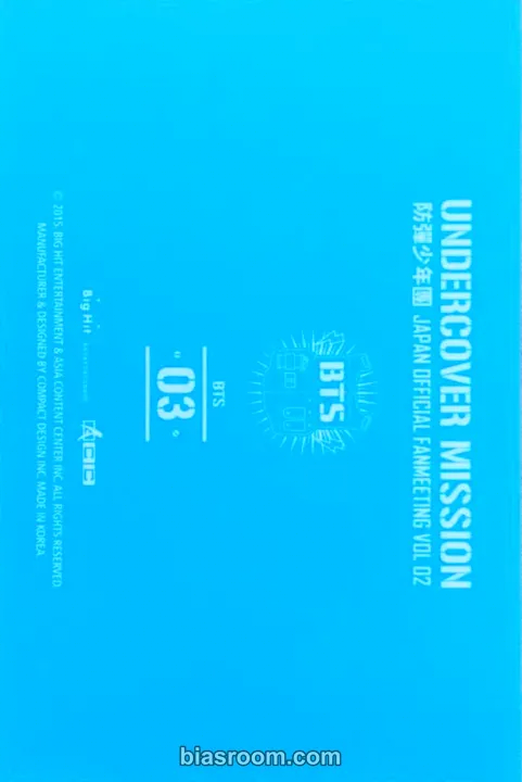 Japan Official Fanmeeting Vol.2 - Undercover Mission Photocard