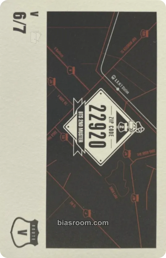 BTS V RM 2ND MUSTER ZIP CODE 22920 トレカ V 2nd Muster - ZIP CODE : 22920 Photocard - BTS | Bias Room