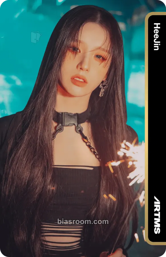 HeeJin BURN Photocard - ARTMS - ARTMS K-pop photocard
