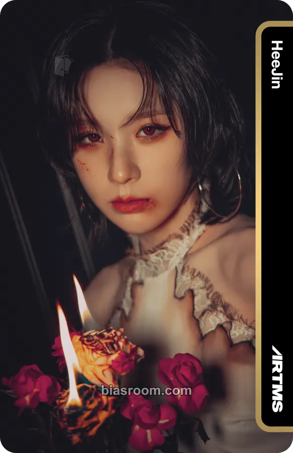 HeeJin BURN Photocard - ARTMS - ARTMS K-pop photocard