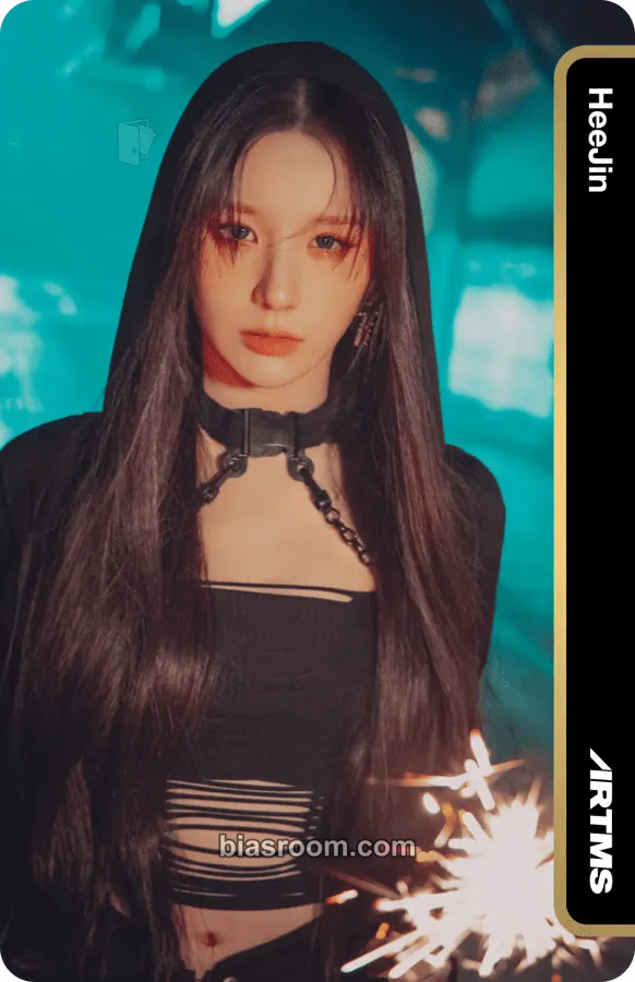 HeeJin BURN Photocard - ARTMS - ARTMS K-pop photocard
