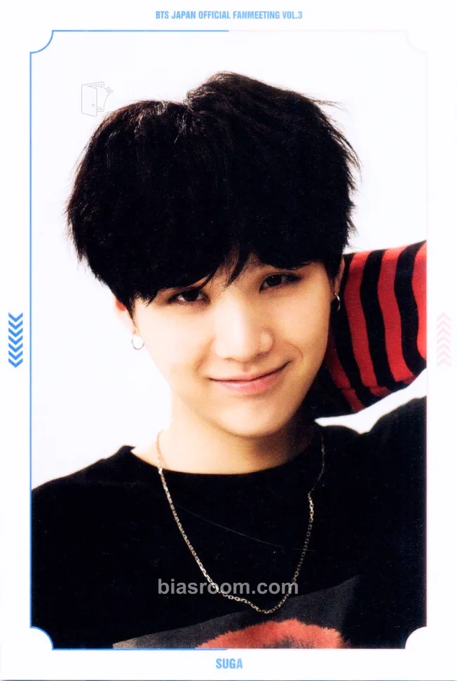 SUGA Japan Official Fanmeeting Vol.3 - Reaching You (Kimi Ni Todoku) Photocard - BTS - BTS K-pop photocard