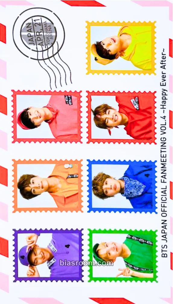 Japan Official Fanmeeting Vol.4 - Happy Ever After Photocard - BTS - BTS K-pop photocard