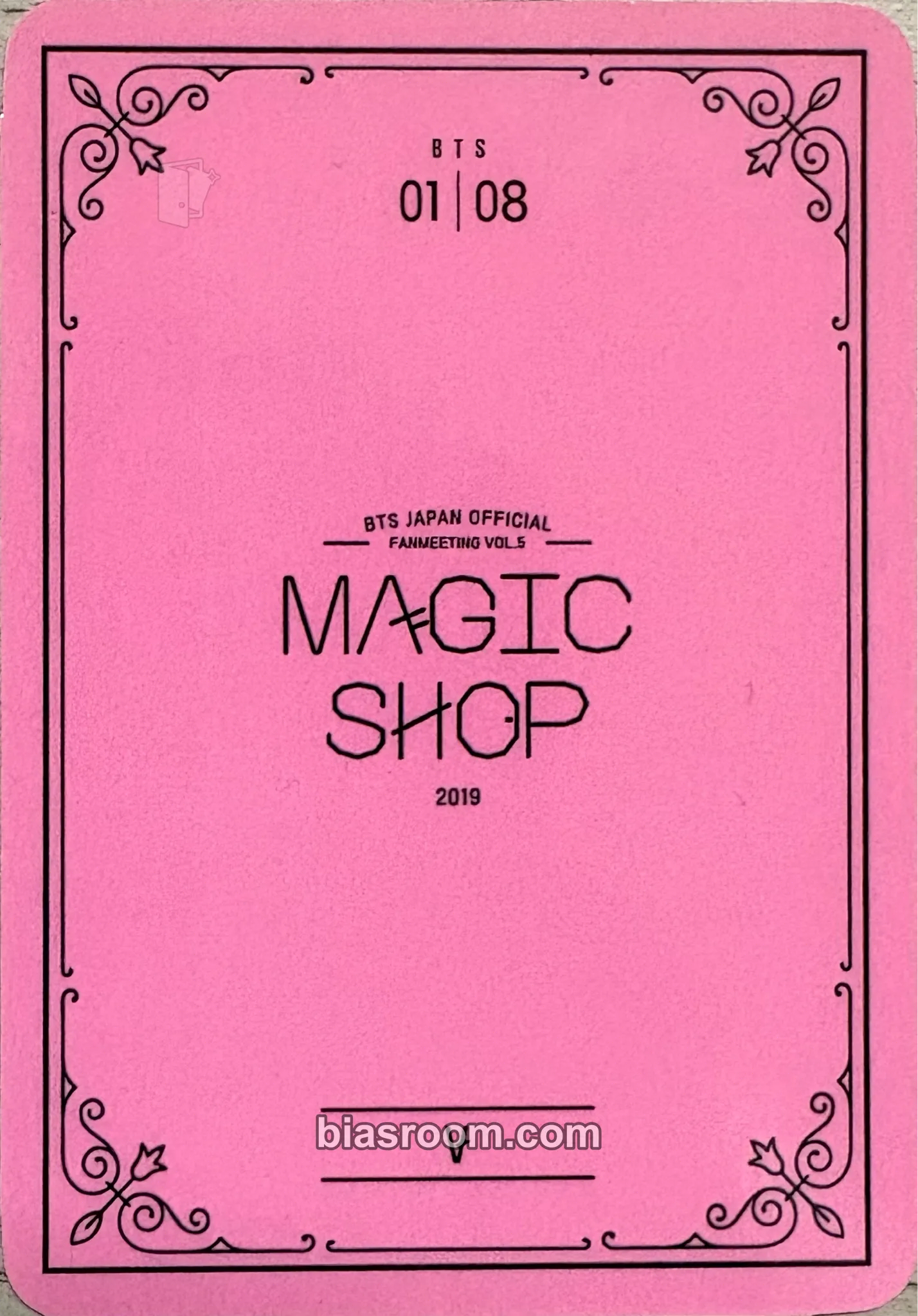 V Japan Official Fanmeeting Vol.5 - Magic Shop Photocard - BTS
