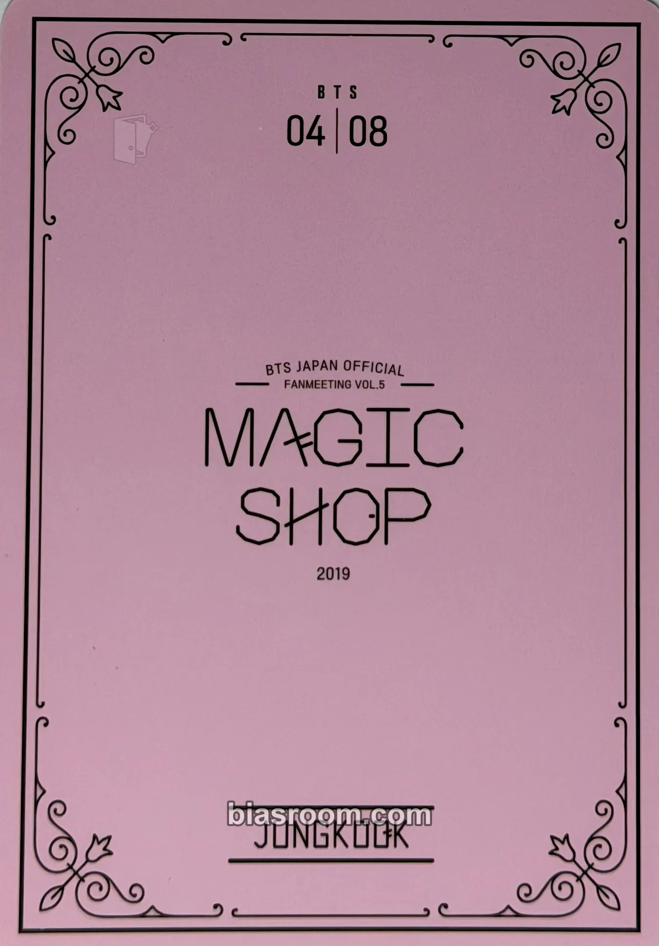 Jungkook Japan Official Fanmeeting Vol.5 - Magic Shop Photocard