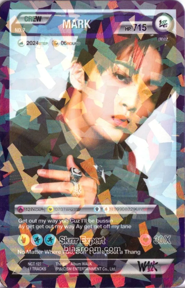 Mark Walk Photocard - NCT 127 - NCT 127 K-pop photocard