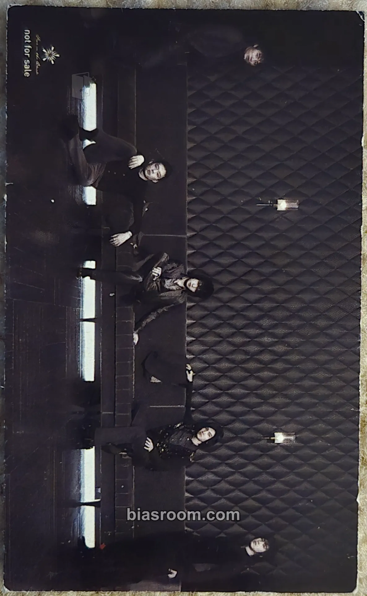 Five In The Black Photocard - TVXQ - TVXQ K-pop photocard