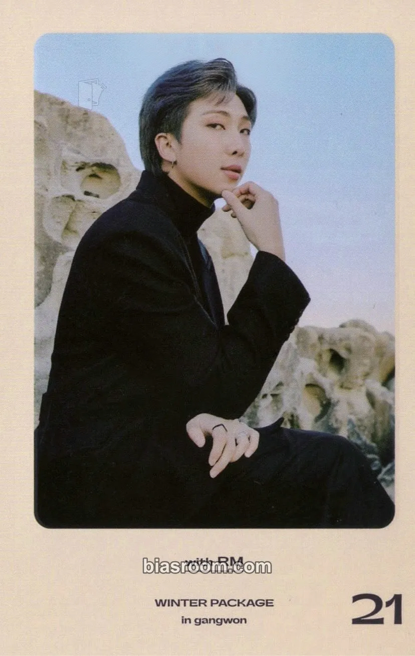 RM Winter Package 2021 Photocard - BTS - BTS K-pop photocard