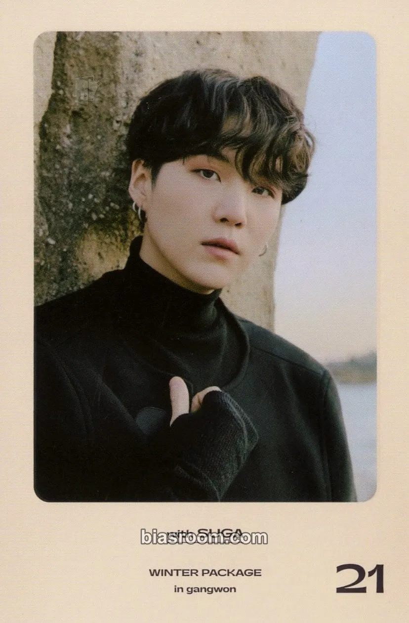 SUGA Winter Package 2021 Photocard - BTS - BTS K-pop photocard