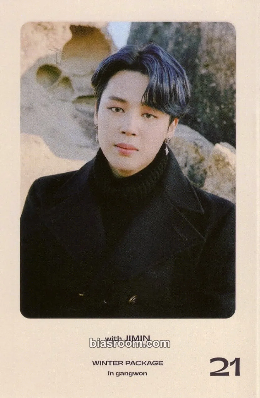 Jimin Winter Package 2021 Photocard - BTS - BTS K-pop photocard