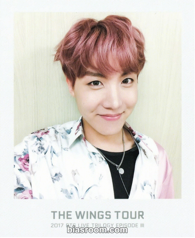 j-hope BTS Live Trilogy Episode III: The Wings Tour Photocard - BTS - BTS K-pop photocard