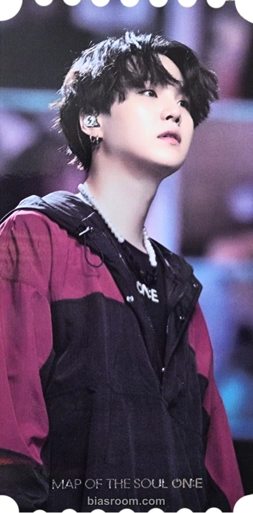 SUGA Map Of The Soul ON:E DVD & Bluray Photocard - BTS - BTS K-pop photocard