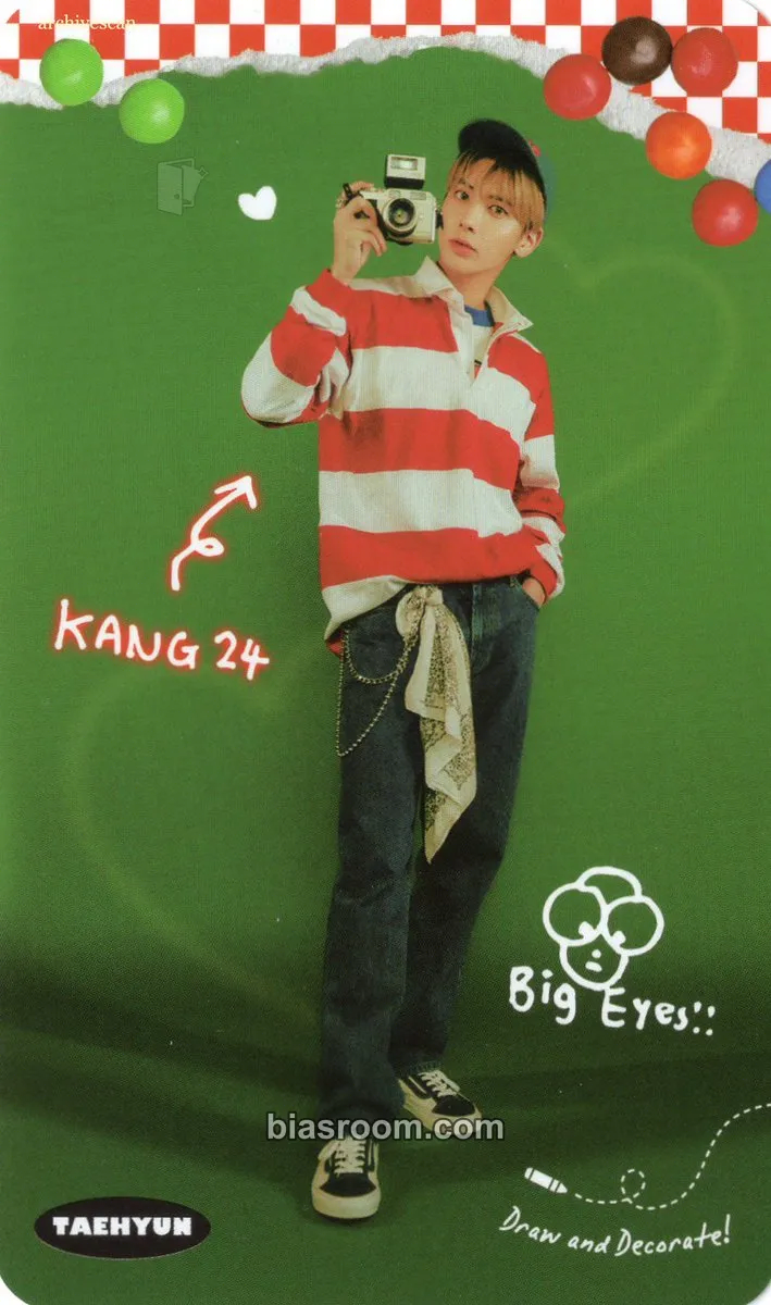 Taehyun Deco Kit 2022 Photocard - TOMORROW X TOGETHER - TOMORROW X TOGETHER K-pop photocard