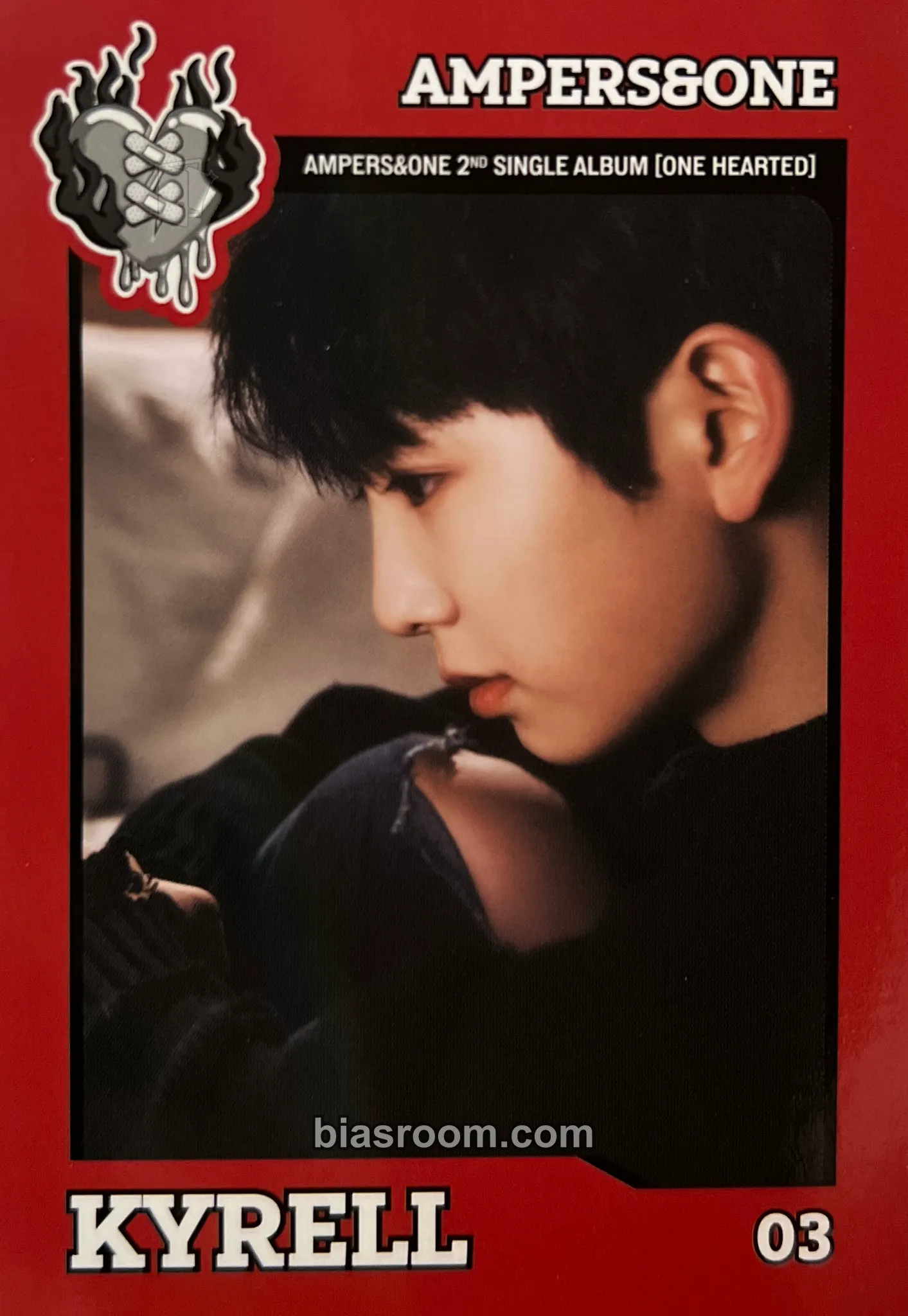 Kyrell ONE HEARTED Photocard - AMPERS&ONE - AMPERS&ONE K-pop photocard
