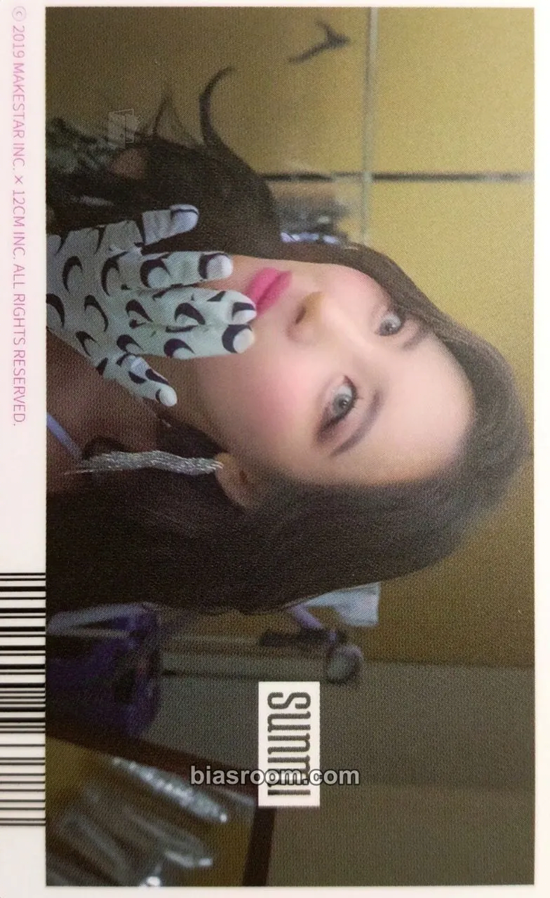 Sunmi WARNING – World Tour Photocard - Sunmi K-pop photocard