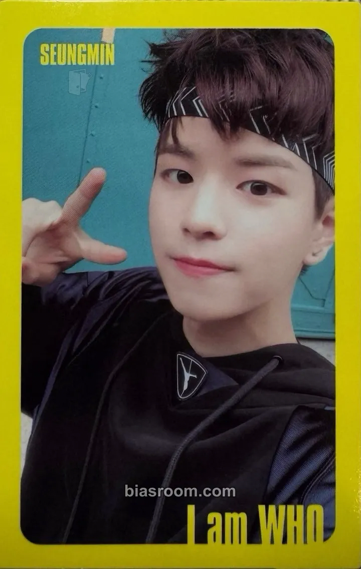 Seungmin I am WHO? Photocard - Stray Kids - Stray Kids K-pop photocard