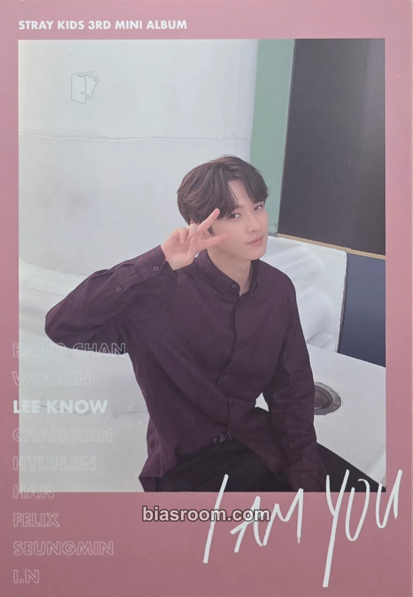 Lee Know I am YOU Photocard - Stray Kids - Stray Kids K-pop photocard