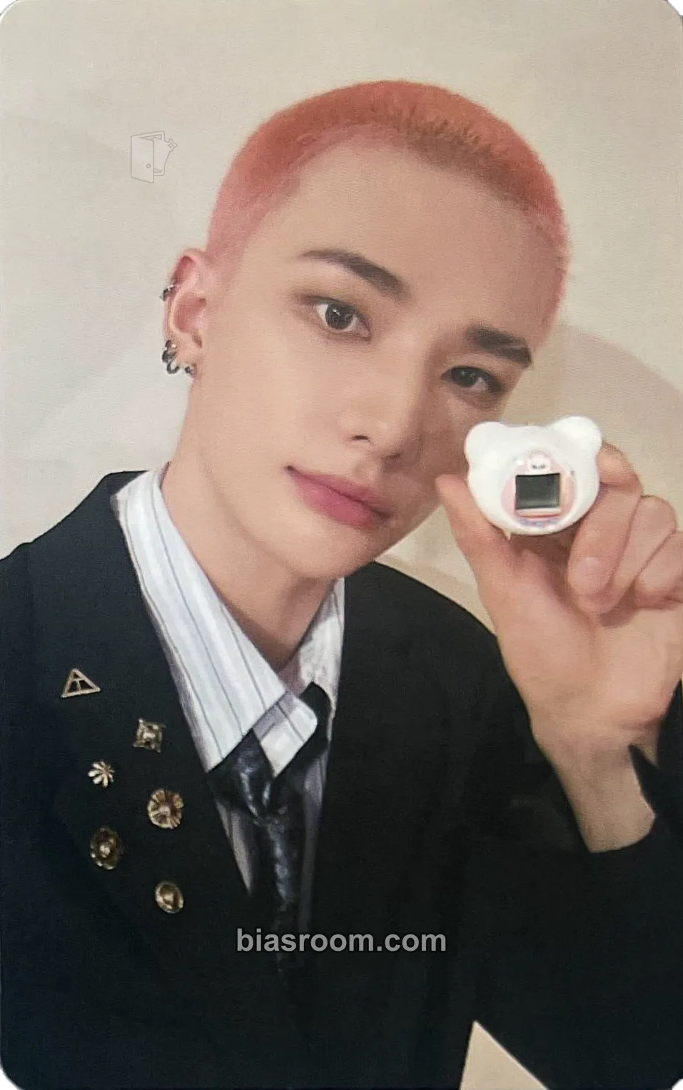 Hyunjin SKZOO x Tamagotchi Photocard - Stray Kids - Stray Kids K-pop photocard