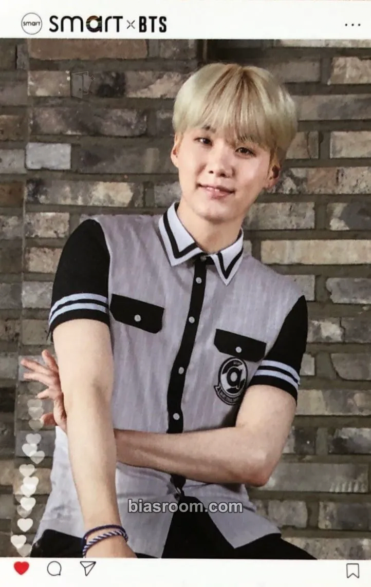 SUGA SMART Uniform Photocard - BTS - BTS K-pop photocard
