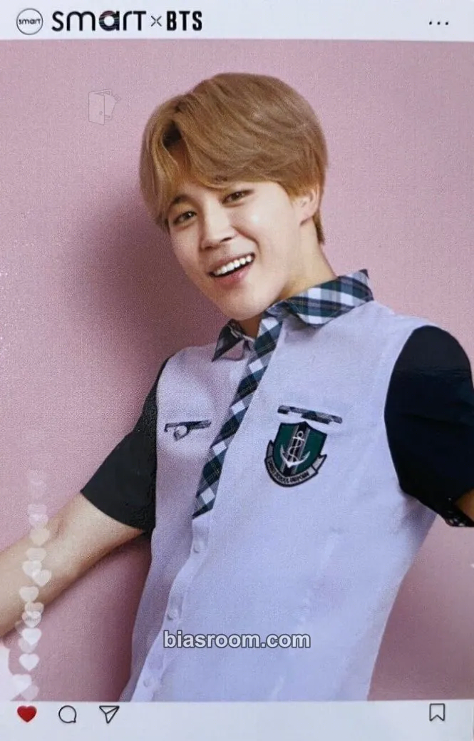Jimin SMART Uniform Photocard - BTS - BTS K-pop photocard
