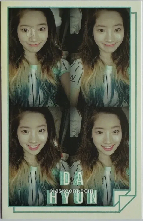 Dahyun PAGE TWO Photocard - TWICE - TWICE K-pop photocard