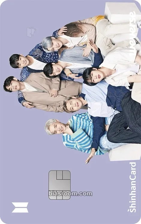 Shinhan Card Collaboration Photocard - BTS - BTS K-pop photocard