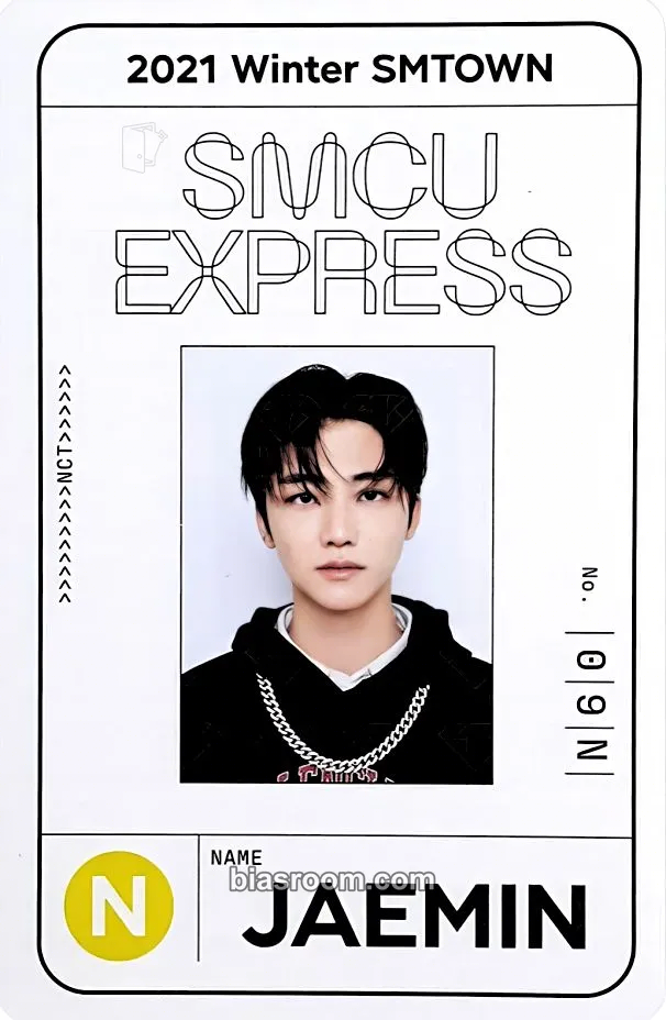 Jaemin 2021 Winter SMTOWN: SMCU EXPRESS Photocard - NCT - NCT K-pop photocard
