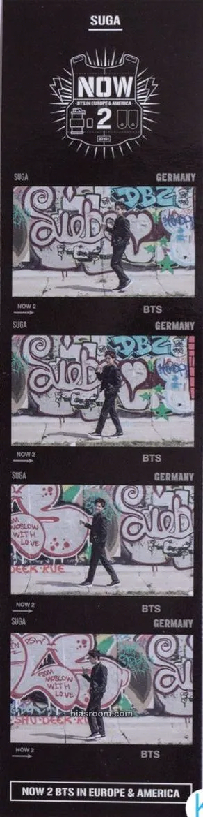 SUGA NOW 2 (EU & USA) Photocard - BTS - BTS K-pop photocard