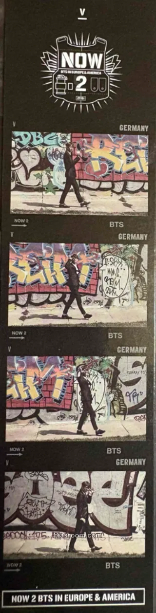 V NOW 2 (EU & USA) Photocard - BTS - BTS K-pop photocard