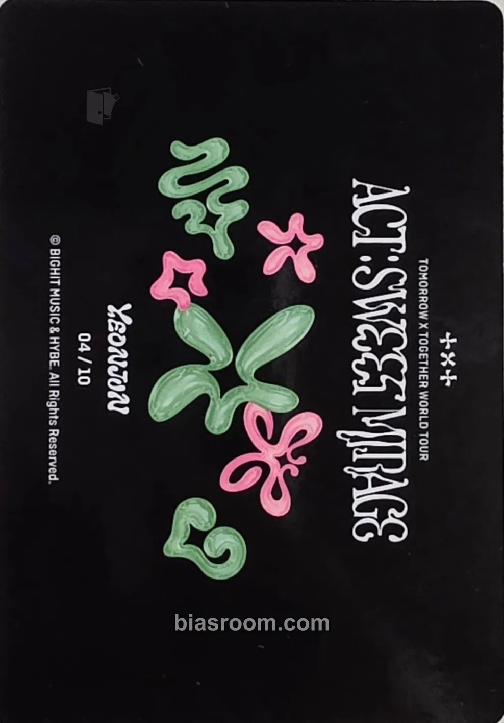 Yeonjun Act: Sweet Mirage Photocard - TOMORROW X TOGETHER | Bias Room