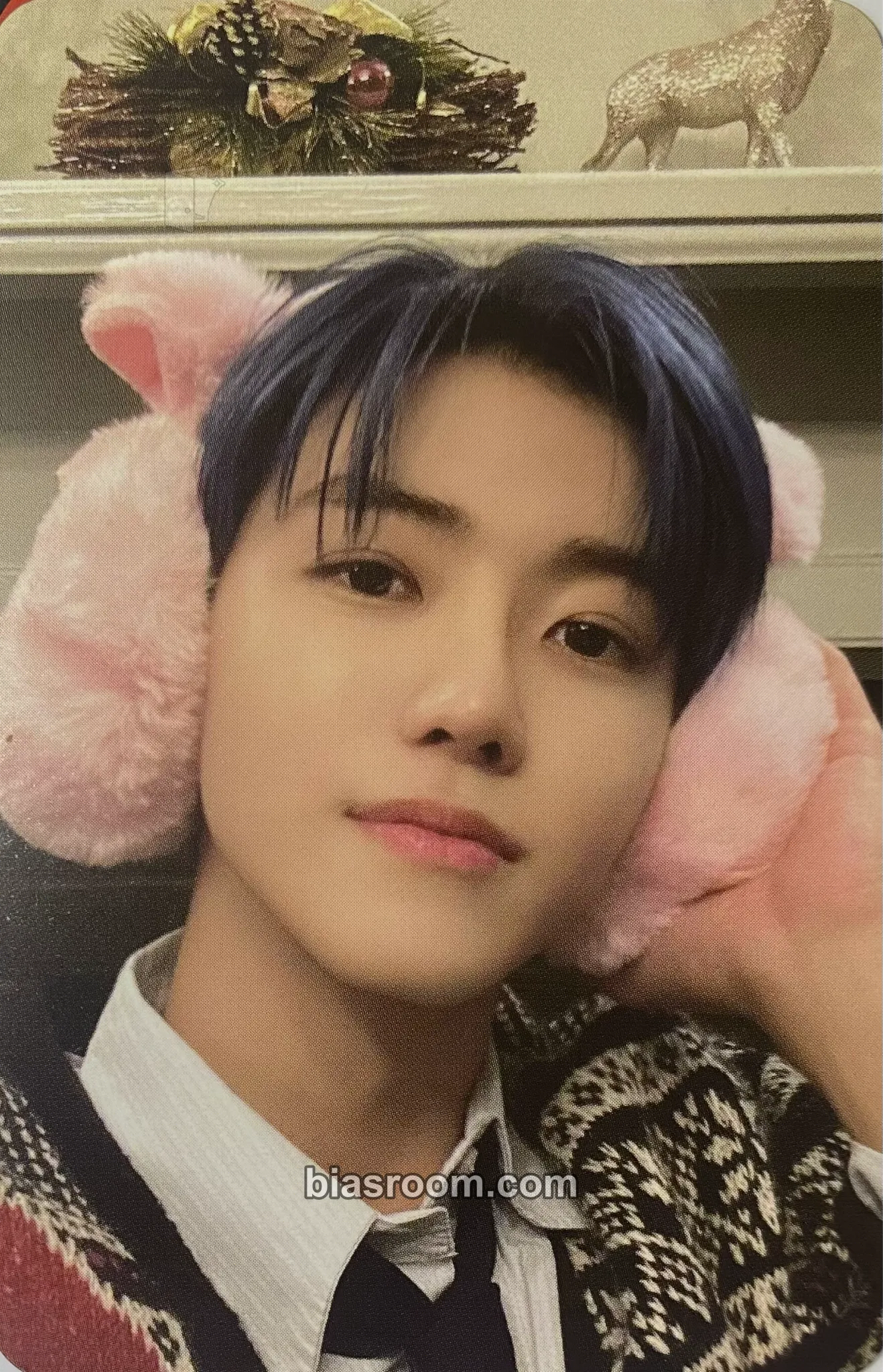 Jaemin Pink Christmas 2022 Photocard - NCT - NCT K-pop photocard
