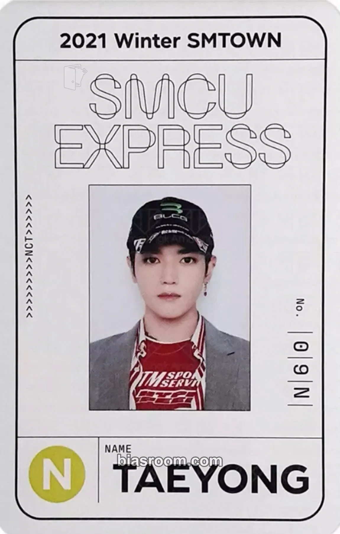Taeyong 2021 Winter SMTOWN: SMCU EXPRESS Photocard - NCT - NCT K-pop photocard