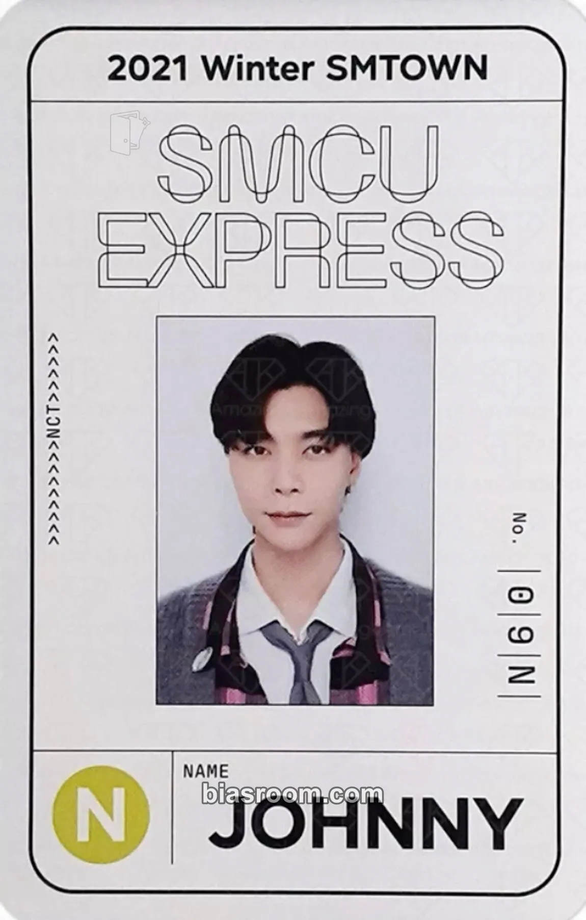 Johnny 2021 Winter SMTOWN: SMCU EXPRESS Photocard - NCT - NCT K-pop photocard