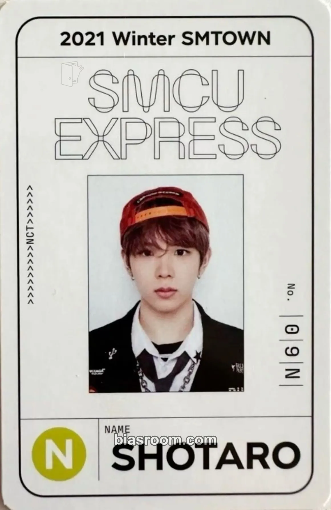 Shotaro 2021 Winter SMTOWN: SMCU EXPRESS Photocard - NCT - NCT K-pop photocard
