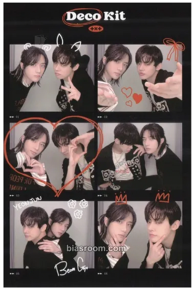 Deco Kit 2022 Photocard - TOMORROW X TOGETHER - TOMORROW X TOGETHER K-pop photocard