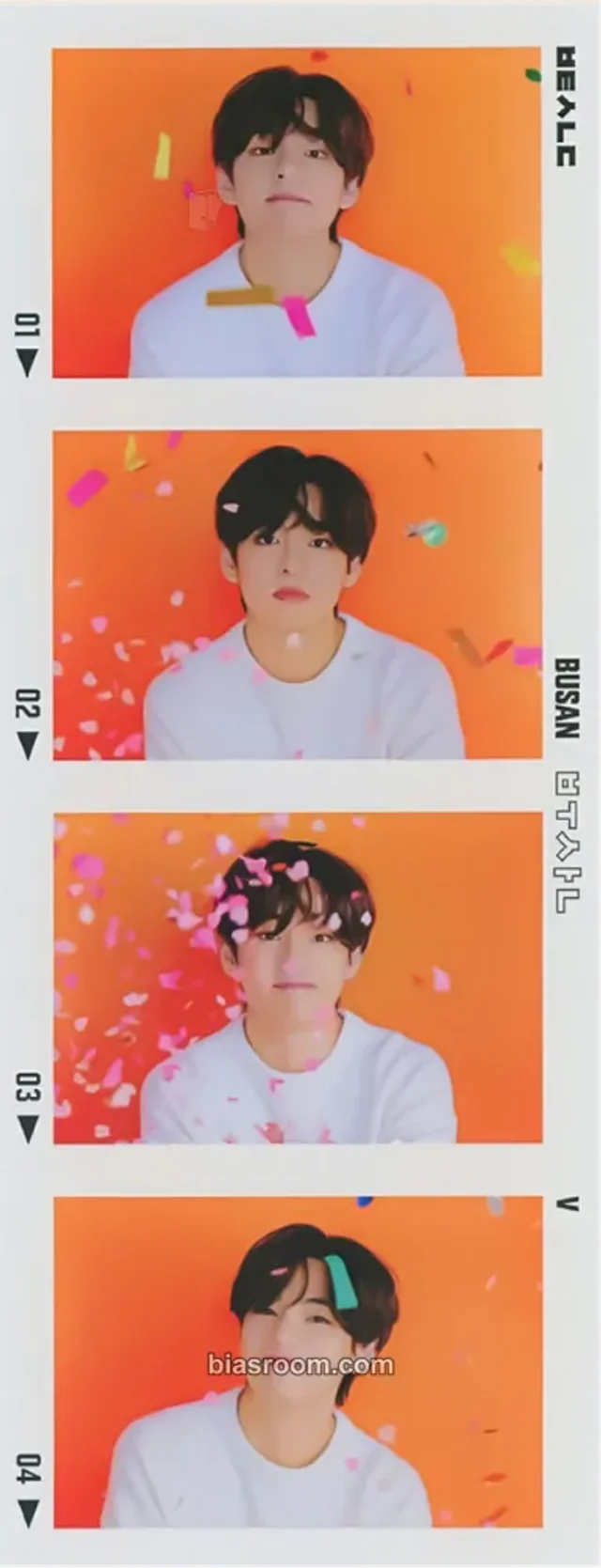 BTS - V - Yet To Come in Busan Event film strip