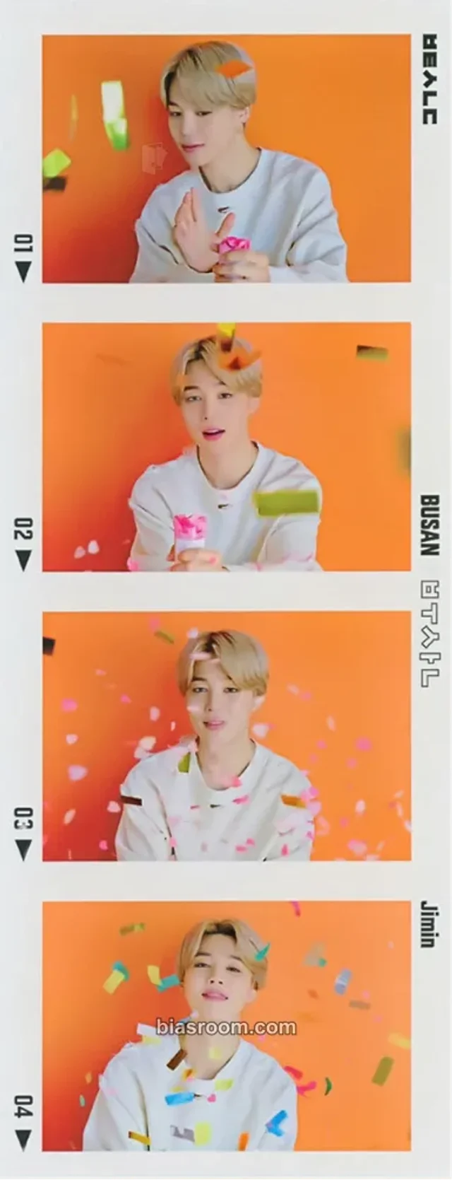 BTS - Jimin - Yet To Come in Busan Event film strip