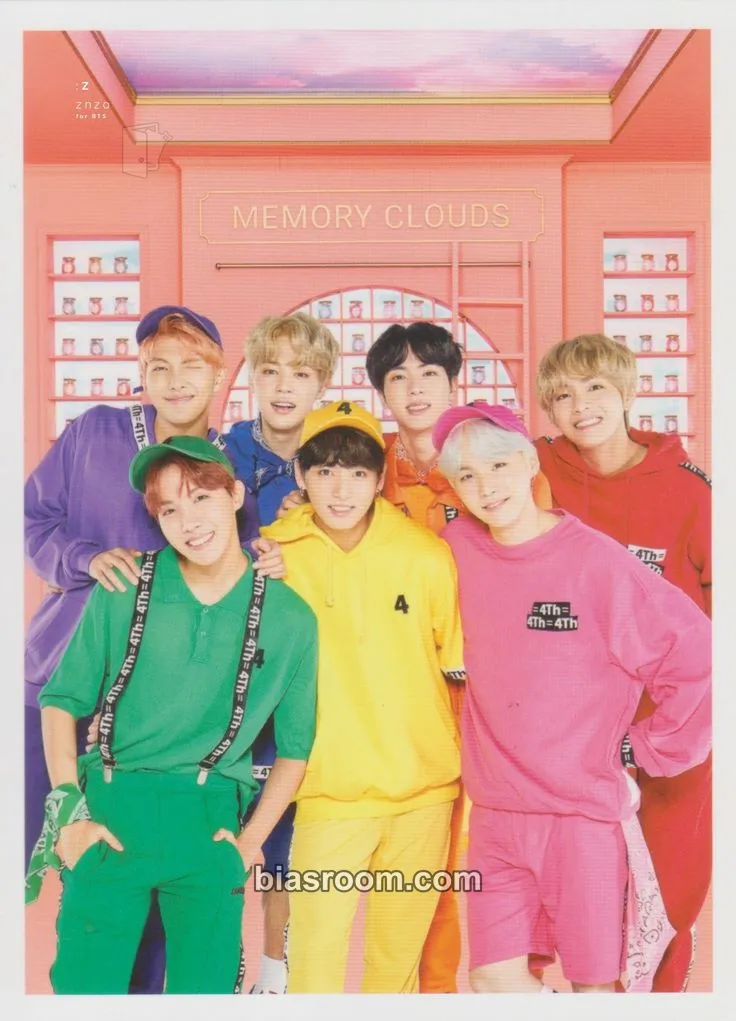 4th Muster Happy Ever After DVD & Bluray Photocard - BTS - BTS K-pop photocard