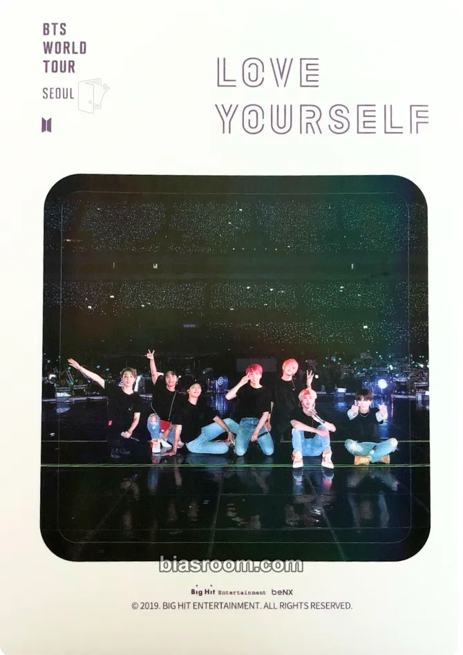 Love Yourself in Seoul DVD & Bluray Photocard - BTS - BTS K-pop photocard
