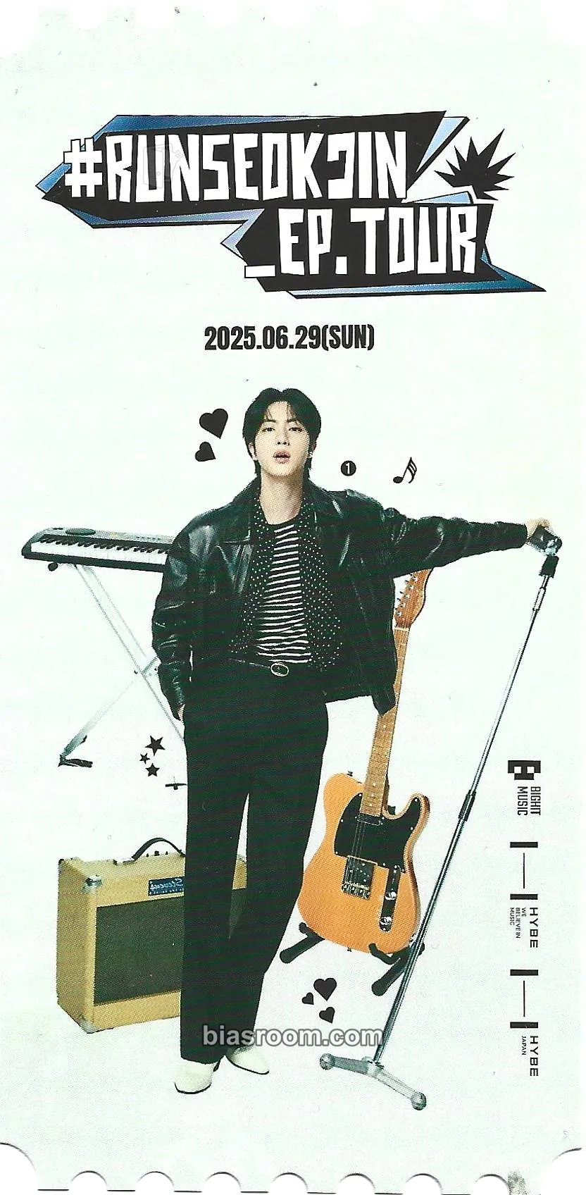 Jin #RunSeokjin_EP.Tour Photocard - BTS - BTS K-pop photocard