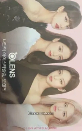 BLACKPINK x Olens Photocard - BLACKPINK - BLACKPINK K-pop photocard