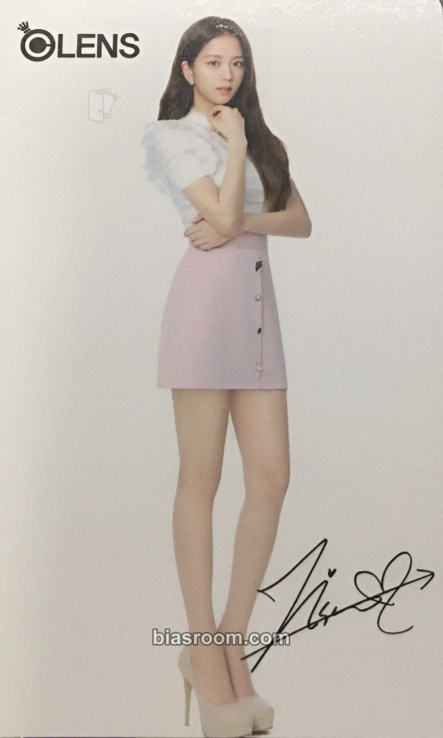 Jisoo BLACKPINK x Olens Photocard - BLACKPINK - BLACKPINK K-pop photocard